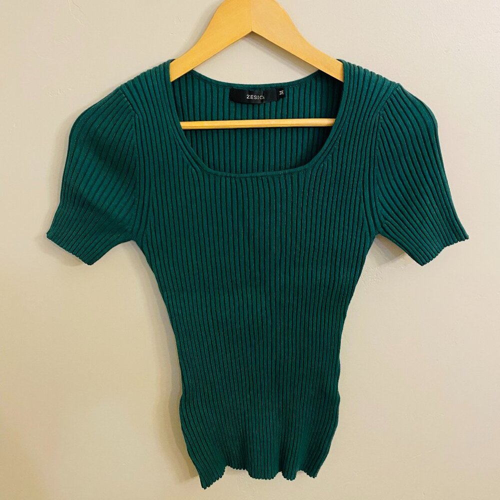 Womens Dark Green Top
